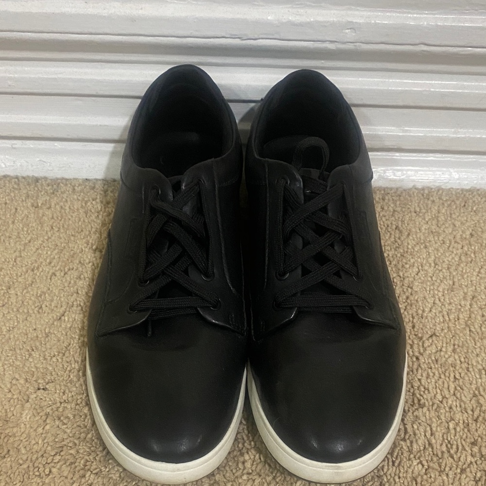 Men's Black Leather Aldo Sneakers